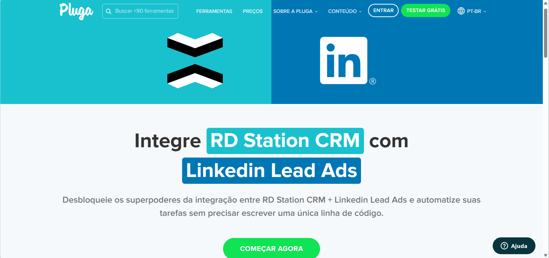 Integração entre LinkedIn Form com RD Station - Dream Team Marketing